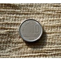Werty71 Уругвай 10 сентесимо 1994