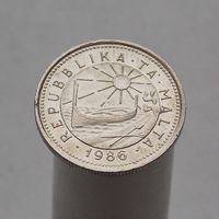 Мальта 2 цента 1986