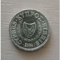 Кипр 1 цент, 2004 г., KM# 53.3