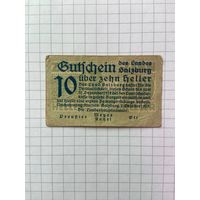 Австрия нотгельд 10 Зальцбург - 1201