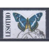 [1453] Лесото 1991. Фауна.Бабочка. Высокий номинал. Концовка серии.Гашеная марка. Кат.гаш.10 е.
