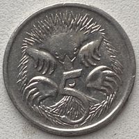 Австралия 5 центов 1987 г.
