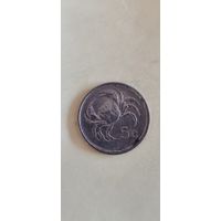 Мальта 5 цент 1986