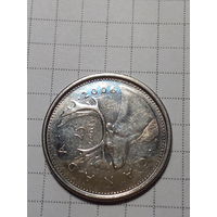 25 центов Канада 2006 год