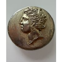 Тетрадрахма.  Карфаген - 350-320 до Н.Э.  СЕРЕБРО