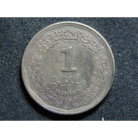 Ливия 1 динар 2017г.