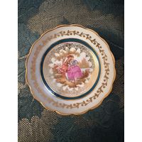 Тарелочка мешочница на ножках Лимож Франция винтаж