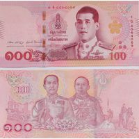 Таиланд 100 бат 2018 год  UNC