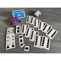 Стерео слайды ГДР (серия Мишки, Ts, Ms - 20 шт.), стереомат СССР со слайдами.