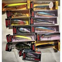 Воблеры Rapala - 13 шт + ящик Mikado  + 2 коробки