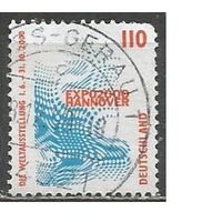 ФРГ. Эмблема выставки ЭКСПО'2000 в Ганновере. 1998г. Mi#2009.