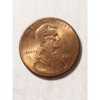 США 1 цент 2001