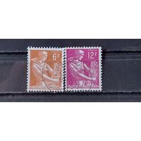 РАСПРОДАЖА ФРАНЦИЯ 1957г. Полная серия. Гаш.