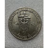 3 марки 1925 рыцарь - Веймарская республика. Отличный!