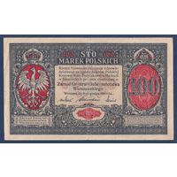 Польша, 100 марок 1916 (1917) г, P-15 (A, General), VF