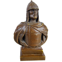 Бюст Александр Невский Бронза