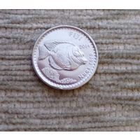 Werty71 Фиджи 5 центов 2012 Лали Рыба