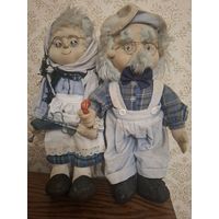 Куклы. Бабушка и дедушка. 70-е, Германия