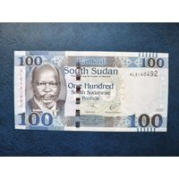 Южный Судан 100 фунтов 2017 года, unc