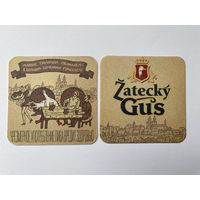 Подставка под пиво "Zatecky Gus" No 8 /Беларусь/
