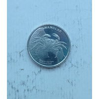 Коста Рика 50 колон 2023 год Мангровый краб-скакун серия Дождевой тропический лес