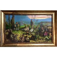 Багрянцев .На привале