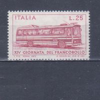 [907] Италия 1972. Автотранспорт.Автобус. Одиночный выпуск. MNH