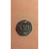 Кипр, 50 центов 1998.