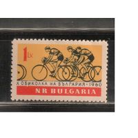 Болгария-1960(Мих.1184)  **   ,   Велосипеды,Велоспорт(одиночка)