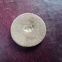 Грош Августа толстого с надчеканом