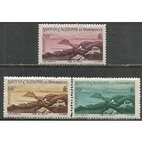 Новая Каледония. Санаторий Дюко. 1948г. Mi#329-31. Серия.