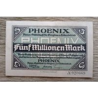 Werty71 Германия 5 миллионов 5000000 марок 1923 Дюссельдорф 5 000 000 банкнота гроссгельд 2