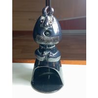 Винтажный керамический подсвечник или статуэтка Добрый Демон (или Лесной Дух ), изготовленный в 1970-х годах в Латвийской ССР (Рига).