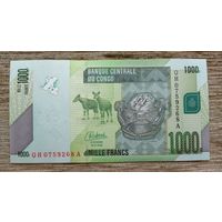 Werty71  Конго 1000 франков 2022 UNC банкнота