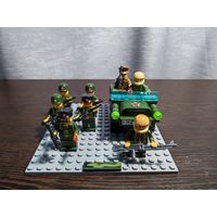 Лего человечки фигурки конструктор солдатики солдат набор машинка игрушка lego аналог Enlighten