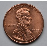 США, 1 цент 1999 г.