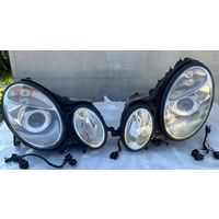 2 передние фары ( комплект ) для Mercedes-Benz E W211