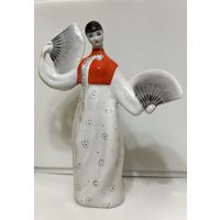 Кореянка с веерами, Полонное