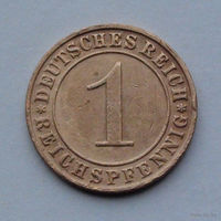 Германия 1 рейхспфенниг, 1929 D