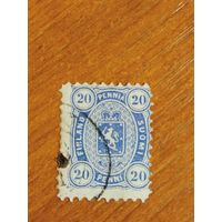 1875 Россия Великое княжество Финляндское Лин 11 герб (5-8)