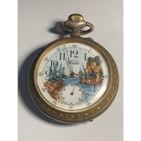 Старинные карманные часы регулятор Regulator, Швейцария XIX век