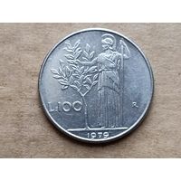 Италия 100 лир, 1979г. (D-107)