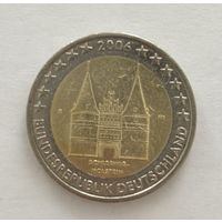 2 евро Германия 2006 Федеральная земля Шлезвиг-Гольштейн G