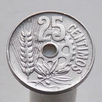 Испания 25 сентимо 1934