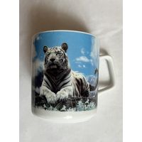 Кружка 350 мл фарфоровая "ТИГР" ( тигрёнок) ДФЗ
