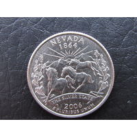 1\4 доллара,2006 Невада. США.