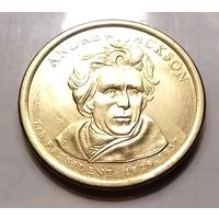 1 доллар США 2008 г. 7-й Президент Эндрю Джексон