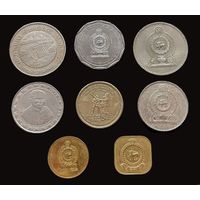 8 МОНЕТ РЕСПУБЛИКИ ШРИ ЛАНКА