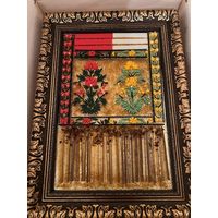 Панно из стекла Слуцкие пояса Vzazerkalie