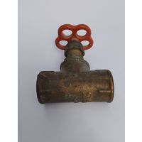 Вентиль (кран) водопроводный, СССР, латунь, РУ 10, 25